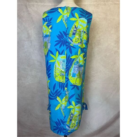 EUC Lilly Pulitzer Franco (Sabrina) Sundress- Negresco Serenade, Sz 10 RARE frog - Picture 4 of 6